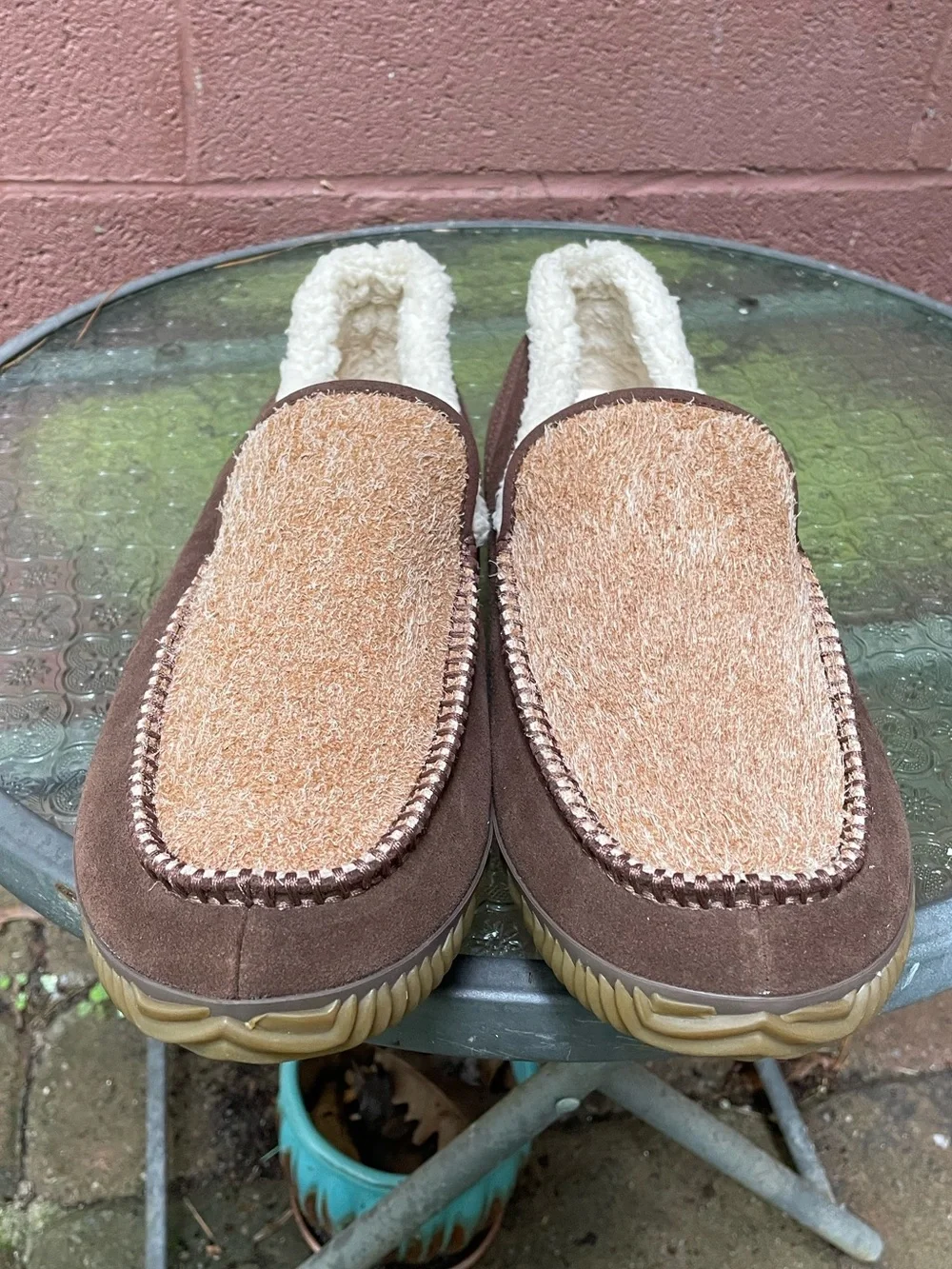 New SOREL DUDE MOC Slipper Size 9
